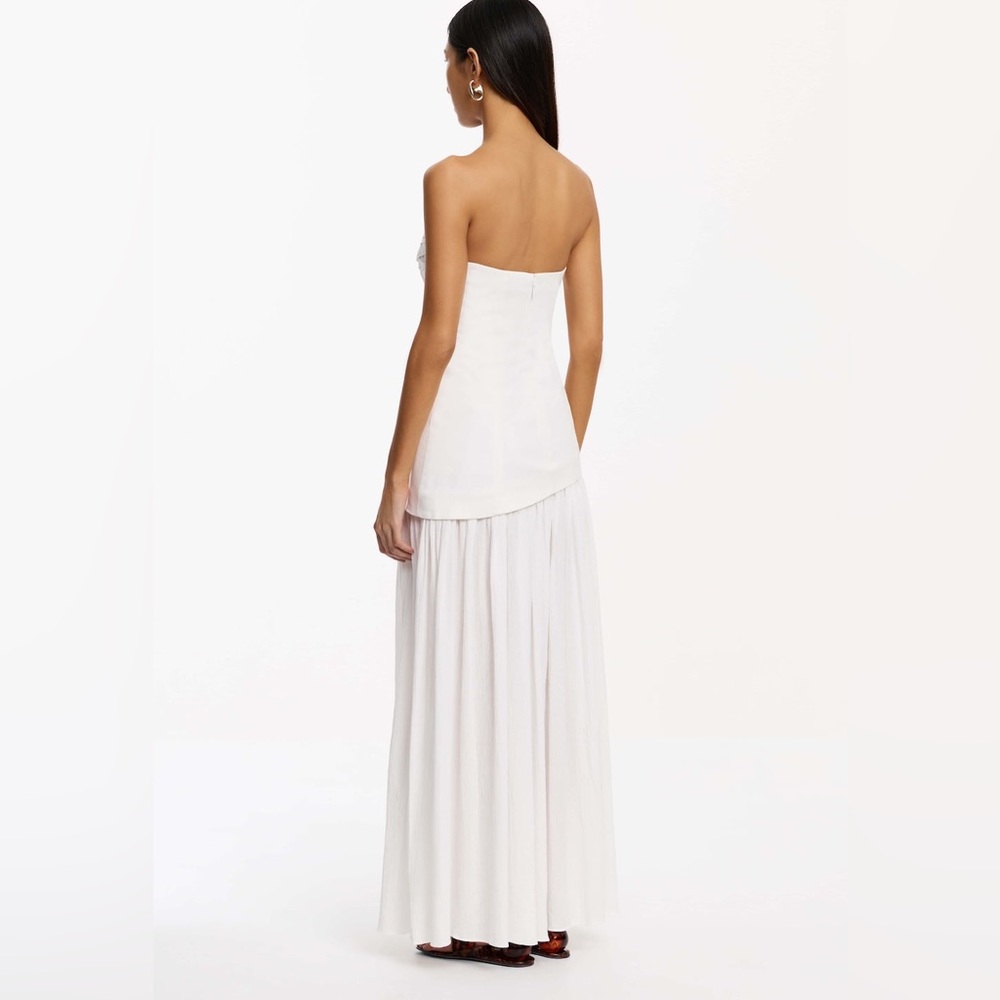 SIGNIFICANT OTHER BLYTH Strapless MAXI DRESS - IVORY Size 4 NWOT - Picture 3 of 9